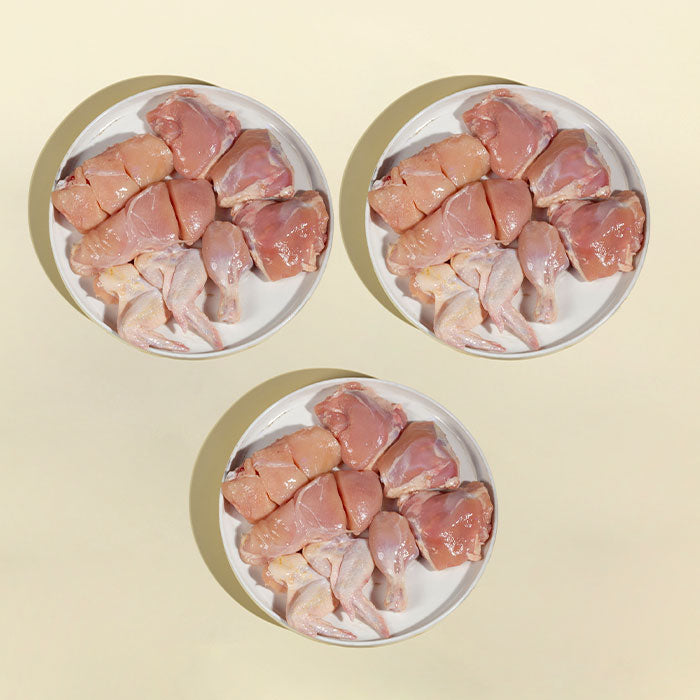 Local Chicken Mix Cuts Box Skinless 3kg