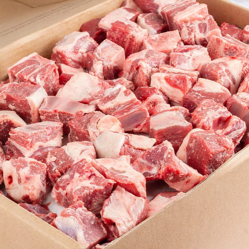 Muscat Livestock Fresh Somali Beef Local Somali Beef Bone-in Cubes Box 5kg