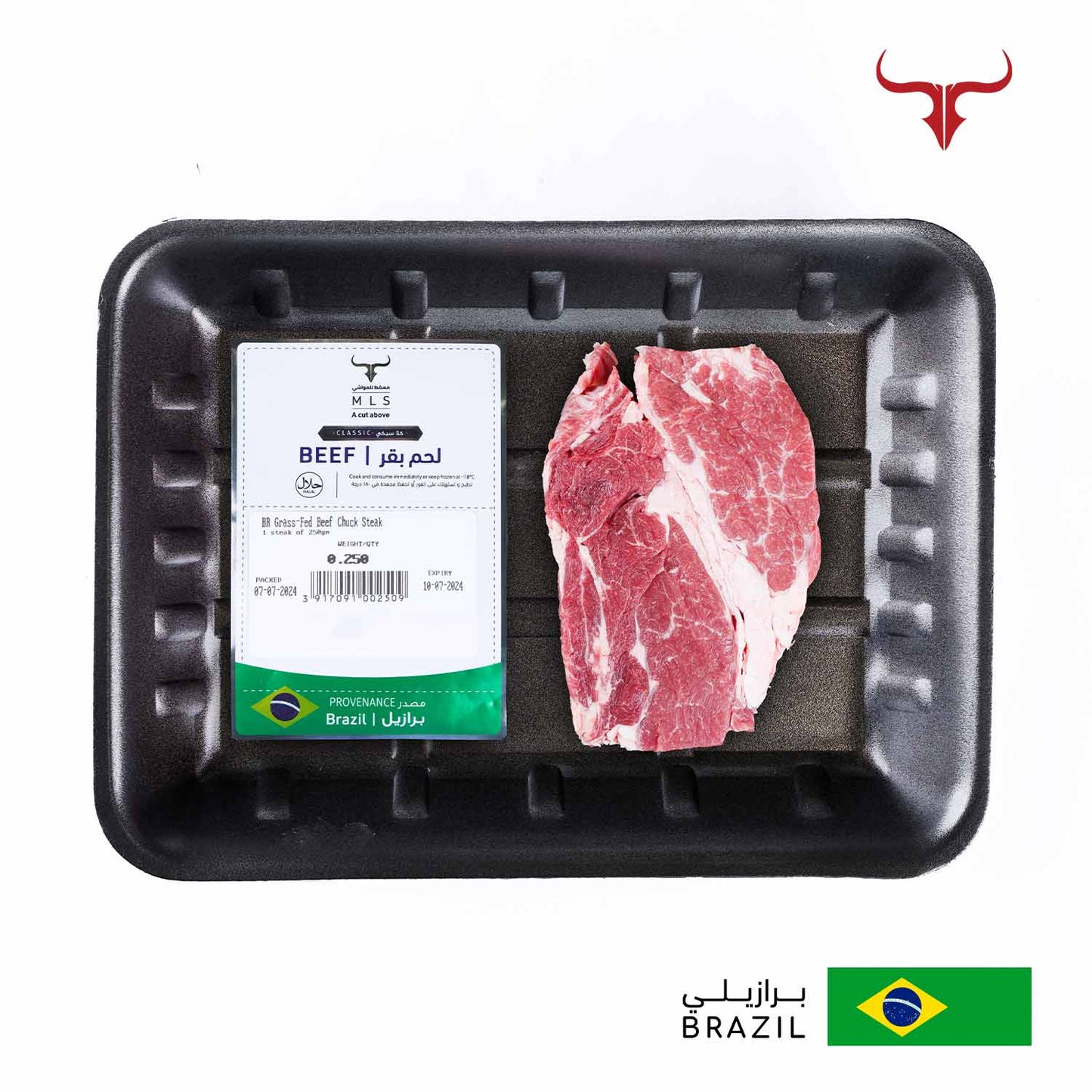 Classic Grass-Fed Beef Chuck Steak