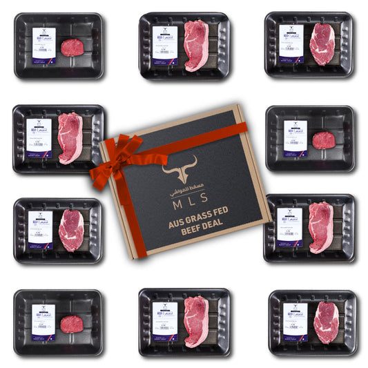 AUS Grass- Fed Beef Steaks Trio Box