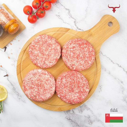 Muscat Livestock Australian Lamb Omani Camel Burger Patty 125gm x 4 patties